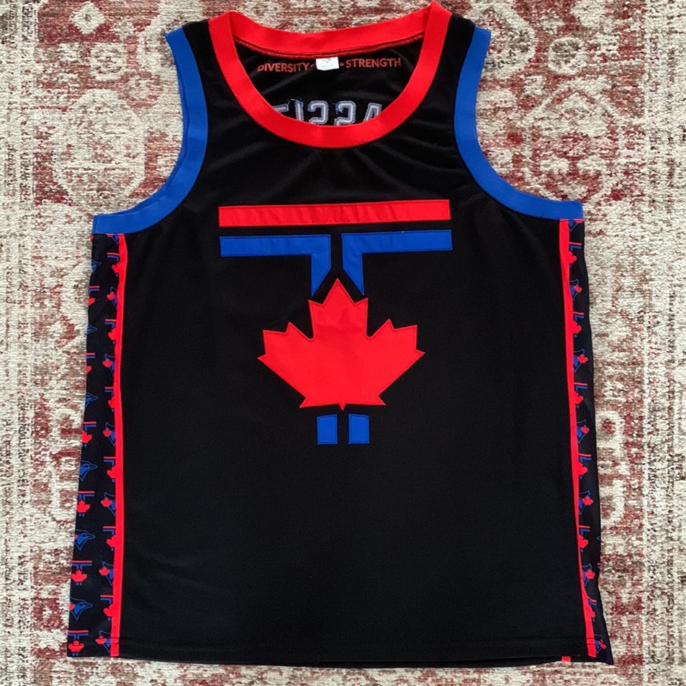 Chris Bassit Toronto Blue Jays City Connect Basketball Jersey